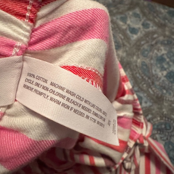 NWT XS women’s Striped Pink Pajama Pants - Picture 7 of 8